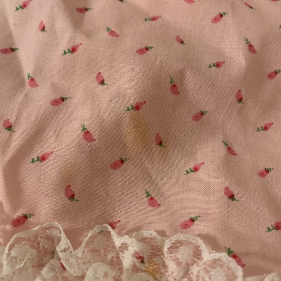 Vintage Cabbage Patch Pink Rosebud Nightgown and Bonnet - Picture 7 of 8